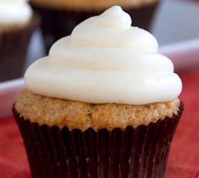 Carrot Cake Cupcakes with Lemon Cream Cheese Frosting Photo