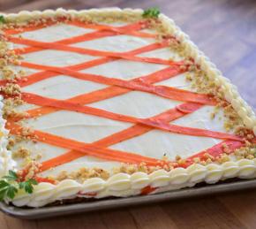 Brown Butter Carrot Sheet Cake with Brown Butter-Cream Cheese Frosting Photo