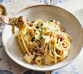 Chicken Carbonara Pasta Bake Photo