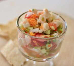 Shrimp Ceviche Baja Style Photo