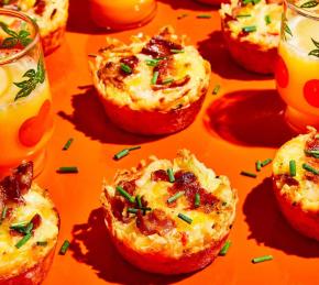 Hash Brown and Bacon Omelet Cups Photo