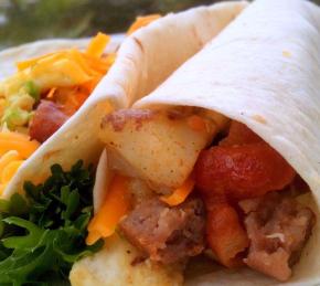 Tasty Breakfast Burritos Photo