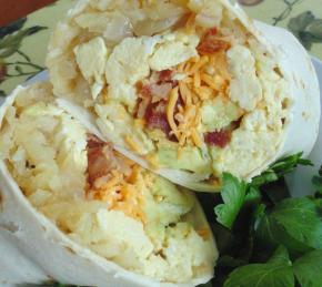 Flannery's Bacon Avocado Burritos Photo