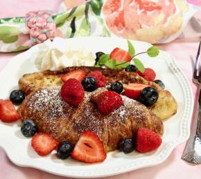 Croissant French Toast Photo