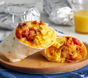 Freeze-and-Reheat Breakfast Burritos Photo