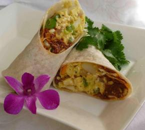 Chorizo Breakfast Burritos Photo