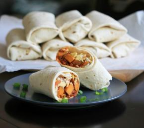 Make-Ahead Sweet Potato and Chorizo Breakfast Burritos Photo