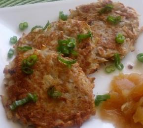 Bramboracky (Czech Savory Potato Pancakes) Photo