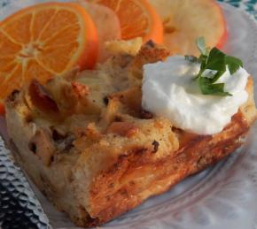 Bison Sausage, Apple and Sage Strata Photo