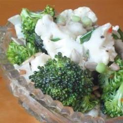Zesty Broccoli and Cauliflower Salad Photo