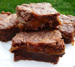 Chocolate Caramel Brownies Photo