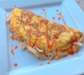 Keto Buffalo Chicken Omelette Photo