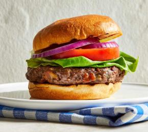 Venison Bacon Burgers Photo