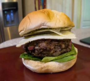 Air Fryer Burgers Photo