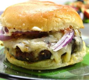 Garlic and Onion Burgers Photo