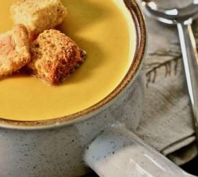 Curried Butternut Squash and Pear Soup Photo