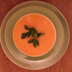 Vegan Butternut Squash Soup with Almond Milk Photo