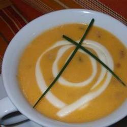 Butternut Squash and Spicy Sausage Soup Photo