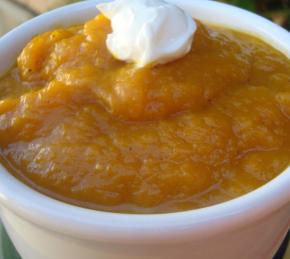 Roasted Butternut Squash, Garlic, and Apple Soup Photo