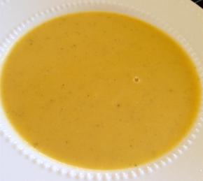 Summer Soup of Butternut and Corn Photo
