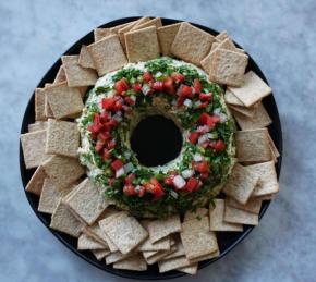 Taco Cheese Ball Wreath Photo