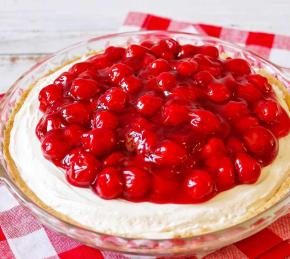 No-Bake Cherry Cheese Pie Photo