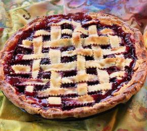 Fresh Cherry Pie Photo