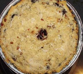 Coconut Streusel Cherry Pie Photo