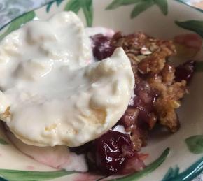 Fresh Cherry Crisp Photo