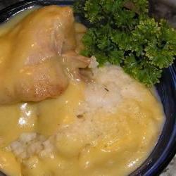 Chicken with Herb Dumplings Photo