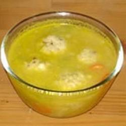 Passover Soup with Chicken Dumplings Photo