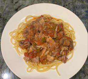 Homemade Chicken Cacciatore, Sicilian-Style Photo