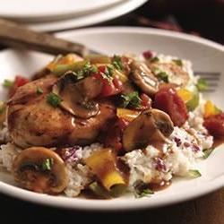 Chicken Cacciatore with Creamy Mashed Potatoes Photo