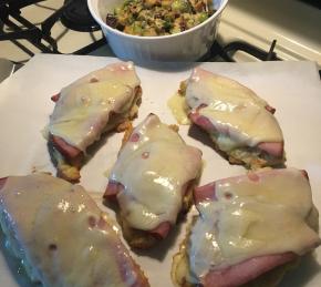 Keto Open-Faced Chicken Cordon Bleu Photo