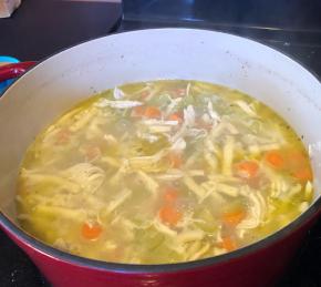 Homemade Chicken Noodle Soup Photo