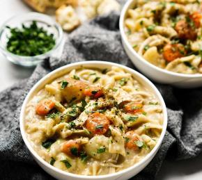 Instant Pot Creamy Chicken Noodle Soup Photo