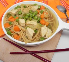 Chicken Soba Noodle Soup Photo