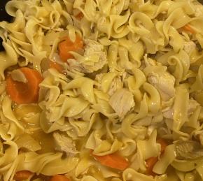 Creamy Buffalo Chicken Noodle Soup Photo