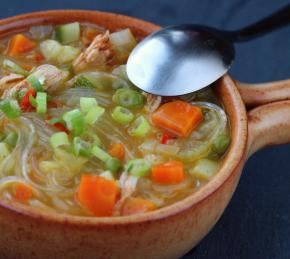Spicy Chicken Noodle Soup Photo