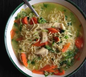 Angela's Asian-Inspired Chicken Noodle Soup Photo
