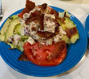 Chicken Salad with Bacon, Lettuce, and Tomato Photo