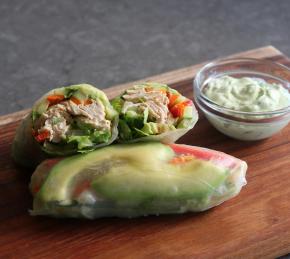 Chicken Salad Summer Rolls Photo