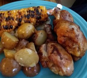 Grilled Teriyaki Beer Chicken Photo