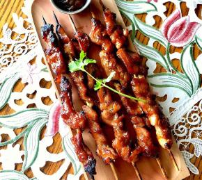 Teriyaki Chicken Thigh Skewers Photo