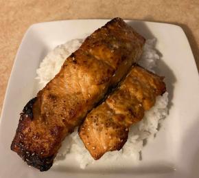 Grilled Teriyaki Salmon Photo