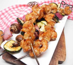 Teriyaki Grilled Shrimp Photo