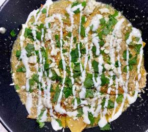 Chicken Chilaquiles Verdes Photo