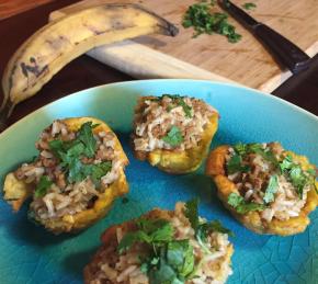 Tostones Rellenos (Stuffed Plantain Cups) Photo