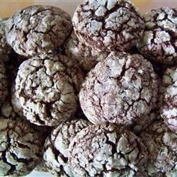 Yummy Chocolate Crinkle Cookies Photo