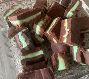 Layered Mint Chocolate Fudge Photo